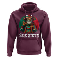 Funny Mexican Christmas 67 Hoodie Seis Siete Santa In Mexico - Wonder Print Shop