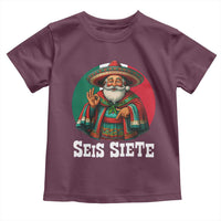Funny Mexican Christmas 67 Toddler T Shirt Seis Siete Santa In Mexico - Wonder Print Shop