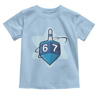 Funny Hanukkah 67 Toddler T Shirt Six Seven Meme Dreidel Star Of David - Wonder Print Shop