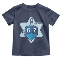 Funny Hanukkah 67 Toddler T Shirt Six Seven Meme Dreidel Star Of David - Wonder Print Shop