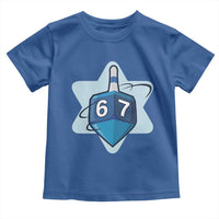 Funny Hanukkah 67 Toddler T Shirt Six Seven Meme Dreidel Star Of David - Wonder Print Shop