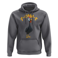 Funny F Caw F Guinea Fowl Hoodie Cartoon Guinea Bird Poultry Humor - Wonder Print Shop