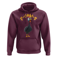 Funny F Caw F Guinea Fowl Hoodie Cartoon Guinea Bird Poultry Humor - Wonder Print Shop
