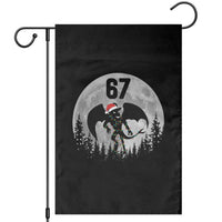 Funny Jersey Devil 67 Christmas Santa Hat Moon Night Stroll Garden Flag - Wonder Print Shop