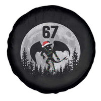 Funny Jersey Devil 67 Christmas Santa Hat Moon Night Stroll Spare Tire Cover - Wonder Print Shop