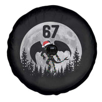 Funny Jersey Devil 67 Christmas Santa Hat Moon Night Stroll Spare Tire Cover - Wonder Print Shop