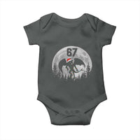 Funny Jersey Devil 67 Christmas Santa Hat Moon Night Stroll Baby Onesie - Wonder Print Shop