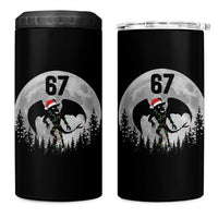 Funny Jersey Devil 67 Christmas Santa Hat Moon Night Stroll 4 in 1 Can Cooler Tumbler - Wonder Print Shop