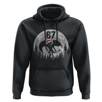 Funny Jersey Devil 67 Christmas Santa Hat Moon Night Stroll Hoodie - Wonder Print Shop