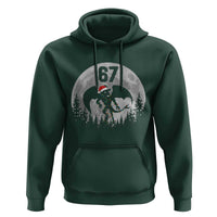 Funny Jersey Devil 67 Christmas Santa Hat Moon Night Stroll Hoodie - Wonder Print Shop