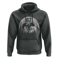 Funny Jersey Devil 67 Christmas Santa Hat Moon Night Stroll Hoodie - Wonder Print Shop