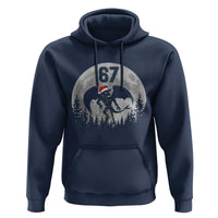 Funny Jersey Devil 67 Christmas Santa Hat Moon Night Stroll Hoodie - Wonder Print Shop