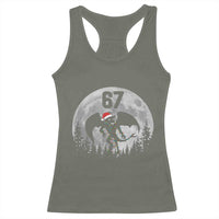 Funny Jersey Devil 67 Christmas Santa Hat Moon Night Stroll Racerback Tank Top - Wonder Print Shop