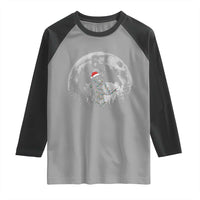 Funny Jersey Devil 67 Christmas Santa Hat Moon Night Stroll Raglan Shirt - Wonder Print Shop