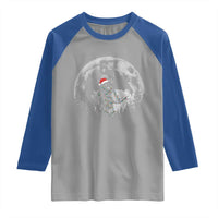 Funny Jersey Devil 67 Christmas Santa Hat Moon Night Stroll Raglan Shirt - Wonder Print Shop