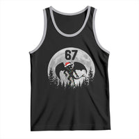 Funny Jersey Devil 67 Christmas Santa Hat Moon Night Stroll Tank Top - Wonder Print Shop