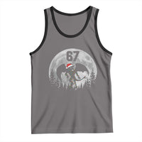 Funny Jersey Devil 67 Christmas Santa Hat Moon Night Stroll Tank Top - Wonder Print Shop