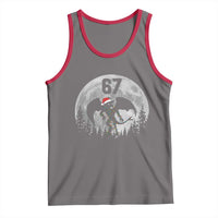 Funny Jersey Devil 67 Christmas Santa Hat Moon Night Stroll Tank Top - Wonder Print Shop