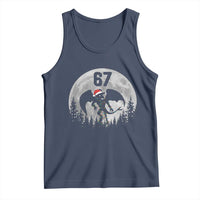 Funny Jersey Devil 67 Christmas Santa Hat Moon Night Stroll Tank Top - Wonder Print Shop