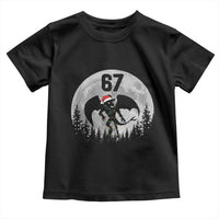 Funny Jersey Devil 67 Christmas Santa Hat Moon Night Stroll Toddler T Shirt - Wonder Print Shop