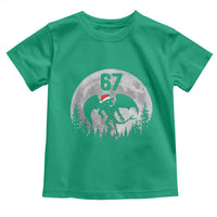 Funny Jersey Devil 67 Christmas Santa Hat Moon Night Stroll Toddler T Shirt - Wonder Print Shop