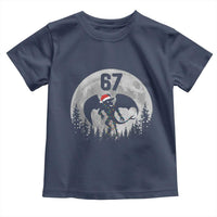 Funny Jersey Devil 67 Christmas Santa Hat Moon Night Stroll Toddler T Shirt - Wonder Print Shop