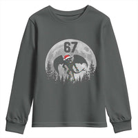 Funny Jersey Devil 67 Christmas Santa Hat Moon Night Stroll Youth Sweatshirt - Wonder Print Shop