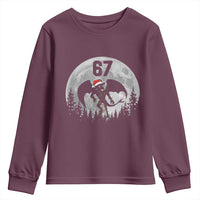 Funny Jersey Devil 67 Christmas Santa Hat Moon Night Stroll Youth Sweatshirt - Wonder Print Shop