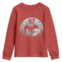 Funny Jersey Devil 67 Christmas Santa Hat Moon Night Stroll Youth Sweatshirt - Wonder Print Shop