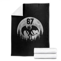 Funny Jersey Devil 67 Moon Night Stroll Throw Blanket - Wonder Print Shop