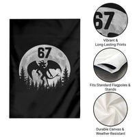 Funny Jersey Devil 67 Moon Night Stroll Garden Flag - Wonder Print Shop