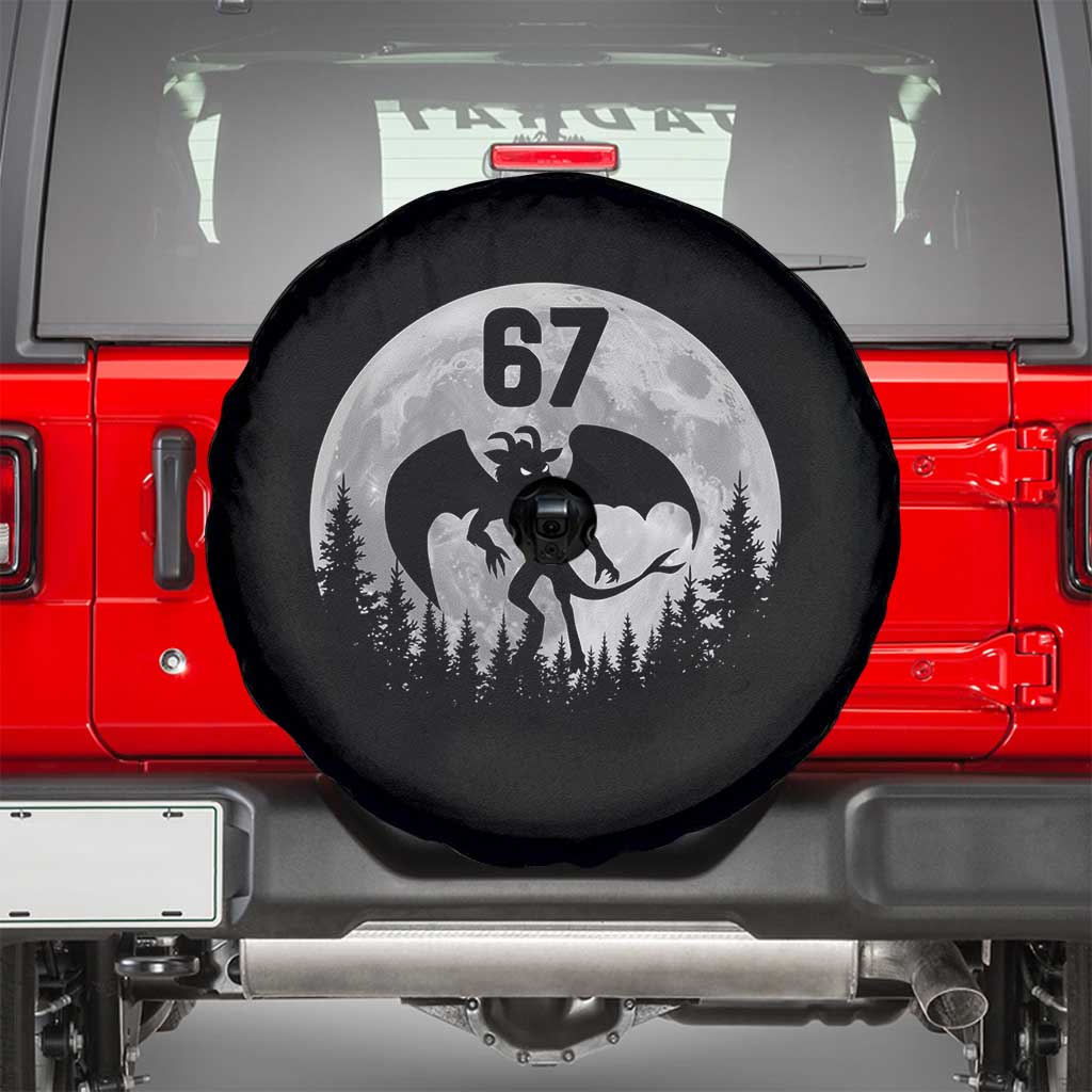 Funny Jersey Devil 67 Moon Night Stroll Spare Tire Cover - Wonder Print Shop