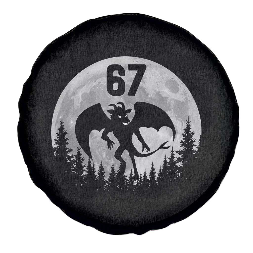 Funny Jersey Devil 67 Moon Night Stroll Spare Tire Cover - Wonder Print Shop