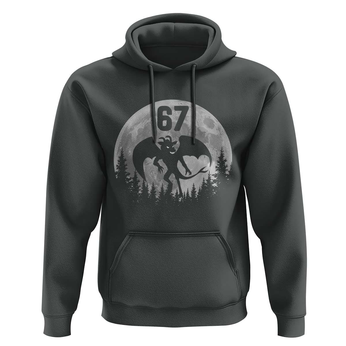 Funny Jersey Devil 67 Moon Night Stroll Hoodie - Wonder Print Shop