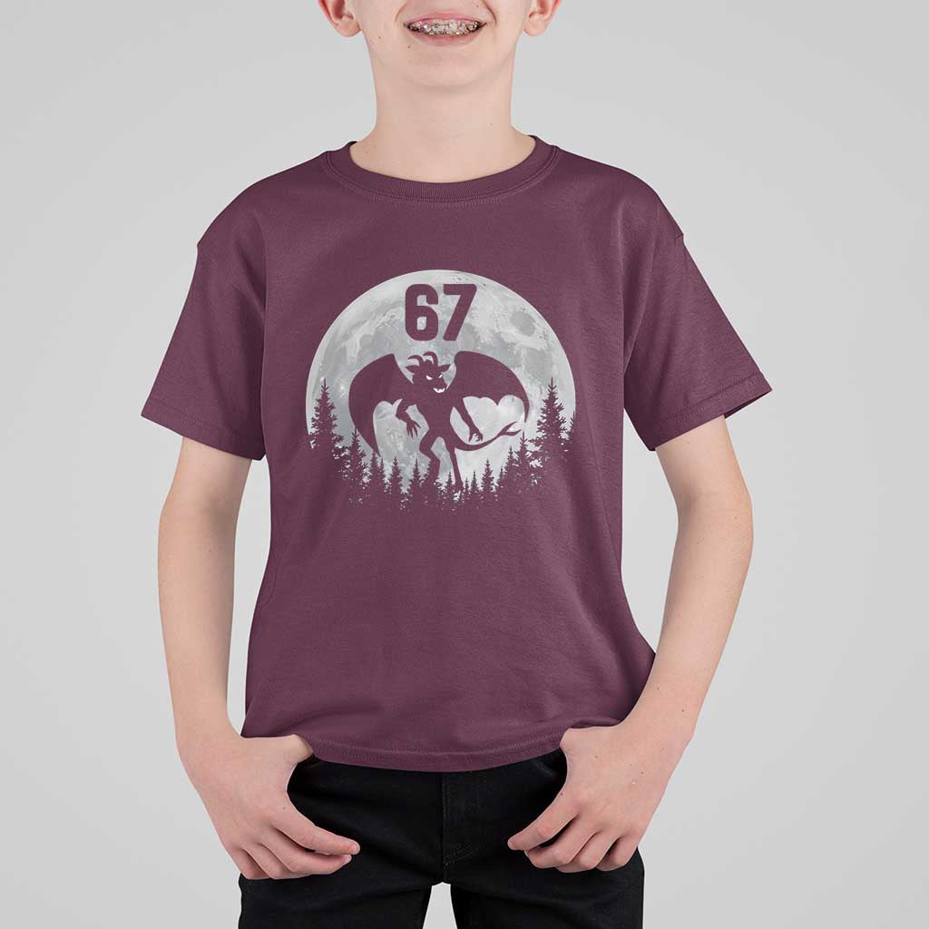 Funny Jersey Devil 67 Moon Night Stroll T Shirt For Kid - Wonder Print Shop