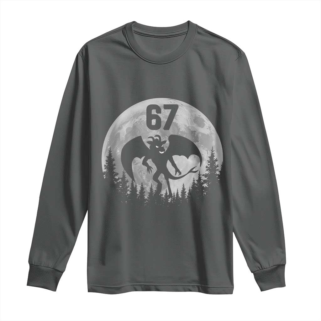 Funny Jersey Devil 67 Moon Night Stroll Long Sleeve Shirt - Wonder Print Shop
