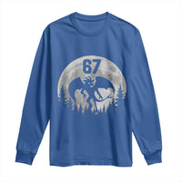 Funny Jersey Devil 67 Moon Night Stroll Long Sleeve Shirt - Wonder Print Shop