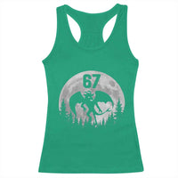 Funny Jersey Devil 67 Moon Night Stroll Racerback Tank Top - Wonder Print Shop