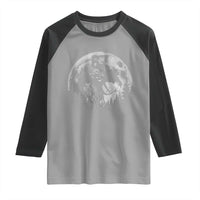 Funny Jersey Devil 67 Moon Night Stroll Raglan Shirt - Wonder Print Shop