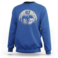 Funny Jersey Devil 67 Moon Night Stroll Sweatshirt - Wonder Print Shop