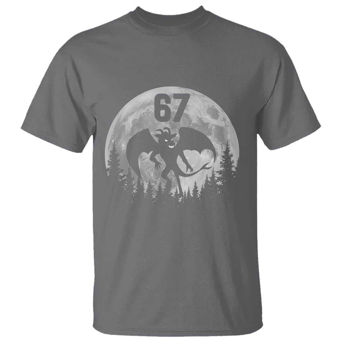 Funny Jersey Devil 67 Moon Night Stroll T Shirt - Wonder Print Shop