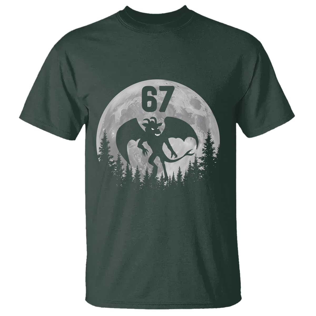 Funny Jersey Devil 67 Moon Night Stroll T Shirt - Wonder Print Shop
