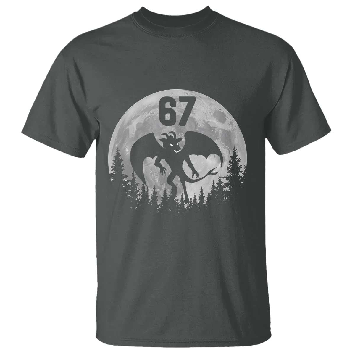 Funny Jersey Devil 67 Moon Night Stroll T Shirt - Wonder Print Shop