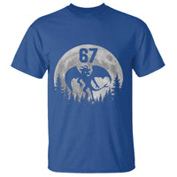 Funny Jersey Devil 67 Moon Night Stroll T Shirt - Wonder Print Shop