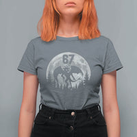 Funny Jersey Devil 67 Moon Night Stroll T Shirt For Women - Wonder Print Shop