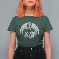 Funny Jersey Devil 67 Moon Night Stroll T Shirt For Women - Wonder Print Shop