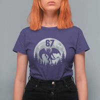 Funny Jersey Devil 67 Moon Night Stroll T Shirt For Women - Wonder Print Shop
