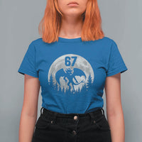 Funny Jersey Devil 67 Moon Night Stroll T Shirt For Women - Wonder Print Shop