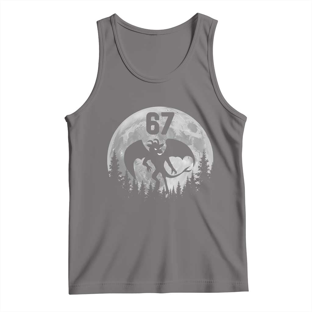 Funny Jersey Devil 67 Moon Night Stroll Tank Top - Wonder Print Shop