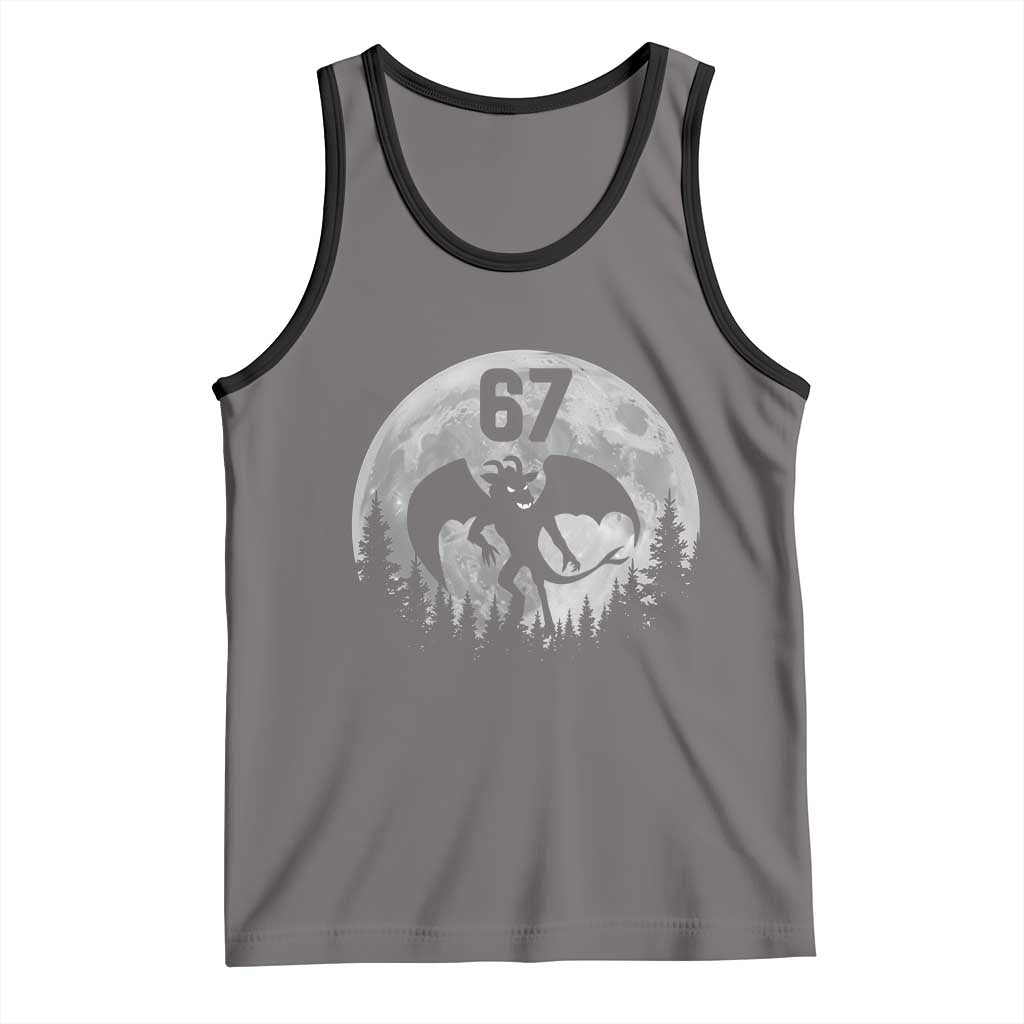 Funny Jersey Devil 67 Moon Night Stroll Tank Top - Wonder Print Shop
